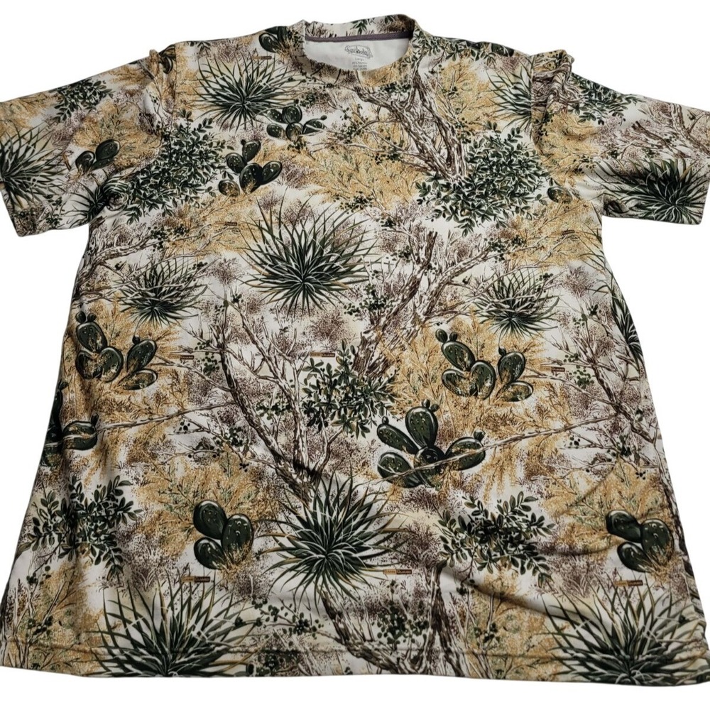 Game Guard Camo Short Sleeve T-Shirt Men's Large Hunting Outdoors